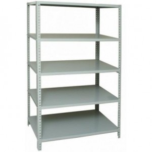 ESTANTE AÇO REFORÇADA 5 PRATELEIRAS 58CM