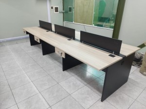 PLATAFORMA DUPLA 6 LUGARES COM CAIXA DE TOMADA E 1 GAVETA 