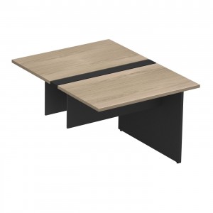 Plataforma de trabalho com mesa complemento 2 Lugares , tampo 25mm | Linha M25