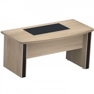 MESA RETA GOLD CURVE, PÉ PAINEL – 40MM 