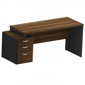  MESA C/GAVETEIRO PEDESTAL 3 GAVETAS M40 