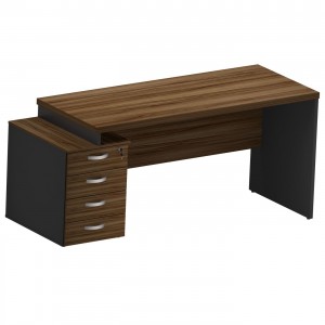  MESA C/GAVETEIRO PEDESTAL 4 GAVETAS M40 