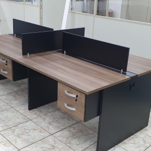 PLATAFORMA DUPLA COM PAINEL FRONTAL E LATERAL C/GAVETAS 