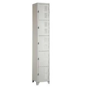 Armário Roupeiro De Aço Guarda-Volume Locker Vestiário 05 Portas Pequenas