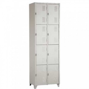 Armário Roupeiro de Aço 8 Portas Pequenas 
