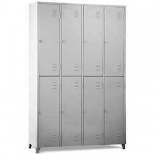 Armário Roupeiro De Aço 8 Portas Grandes 