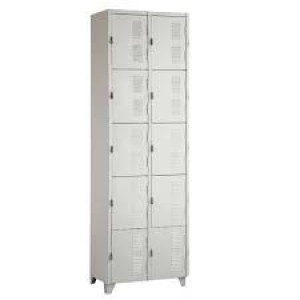 Armário Roupeiro de Aço 10 Portas Pequenas 
